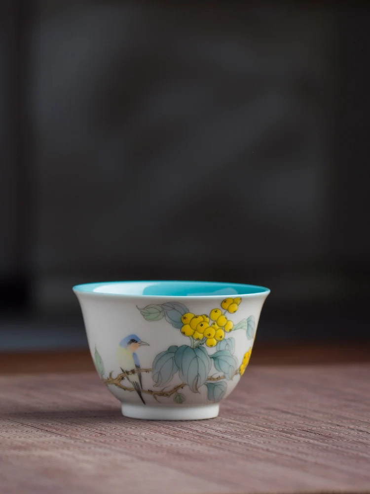 Hand-Painted Ancient Clay Cerc Tea Cup Single Owner Cup Handmade Chinese Sle Porcelain Tea Set from Jingdezhen Vintage E...
Hand-Painted Ancient Clay Cerc Tea Cup Single Owner Cup Handmade Chinese Sle Porcelain Tea Set from Jingdezhen Vintage E...