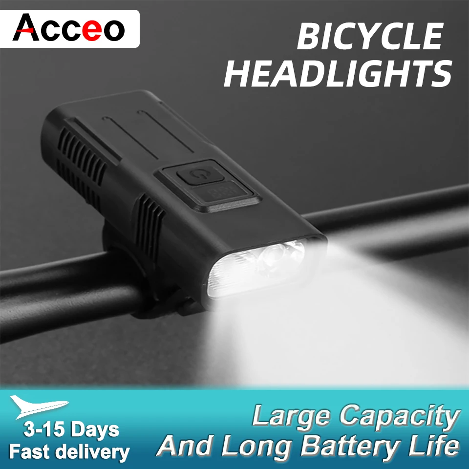 Мощный велосипедный фонарь 12000 мАч и 10000 лм, водонепроницаемая велосипедная фара — перезаряжаемый дальний/ближний свет для ночной езды на горной дороге 
Мощный велосипедный фонарь 12000 мАч и 10000 лм, водонепроницаемая велосипедная фара — перезаряжаемый дальний/ближний свет для ночной езды на горной дороге