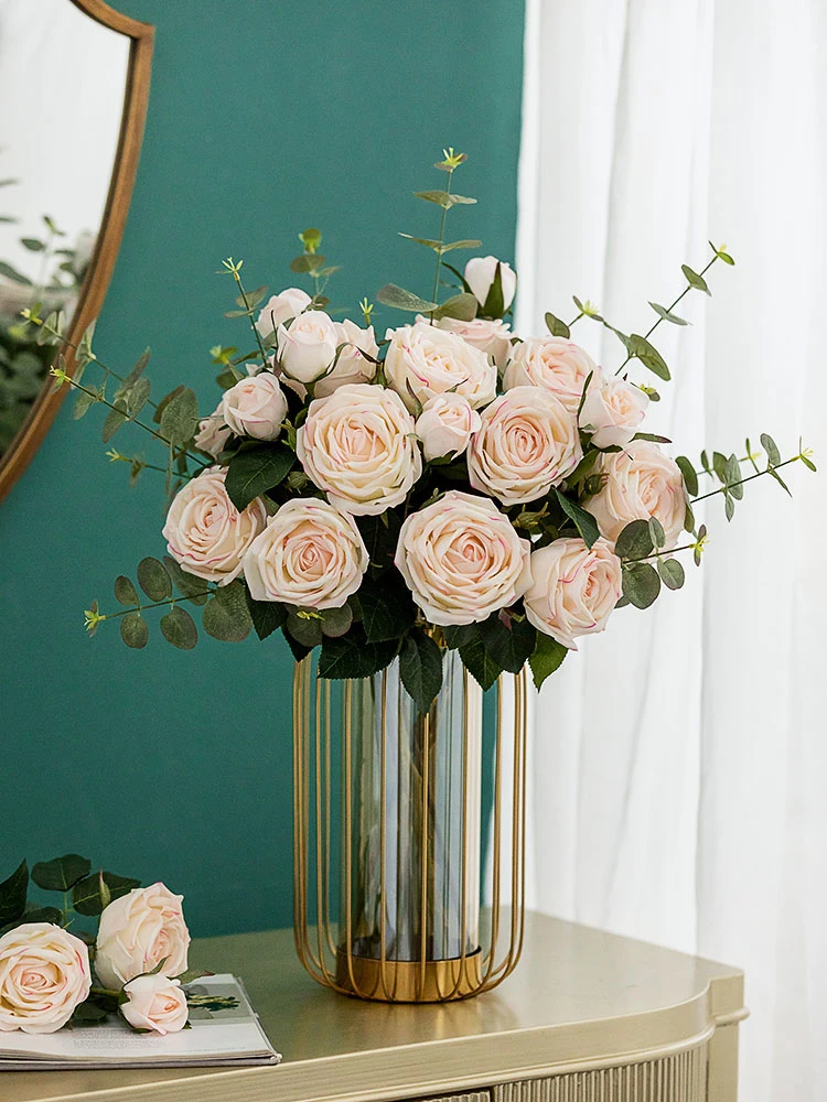 Rose Artificial Flower Indoor Decoration Desktop Single Artificial Flower Living Room Decoration Plastic Flower Arrangement
Rose Artificial Flower Indoor Decoration Desktop Single Artificial Flower Living Room Decoration Plastic Flower Arrangement