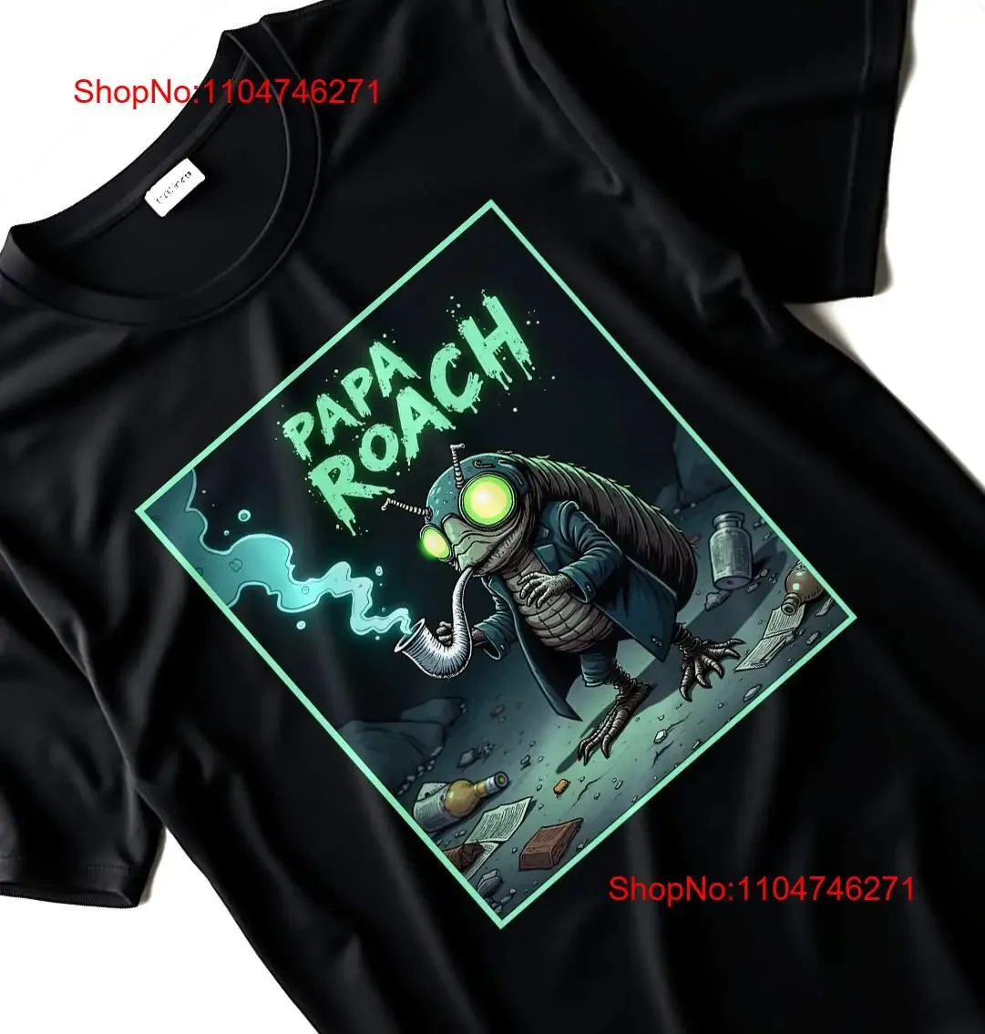 Футболка Papa Roach Funny Rock Parody, футболка Cockroach Dad Smoking in a Suit, винтажная стираная универсальная уличная одежда с графическим рисунком, повседневная
Футболка Papa Roach Funny Rock Parody, футболка Cockroach Dad Smoking in a Suit, винтажная стираная универсальная уличная одежда с графическим рисунком, повседневная
