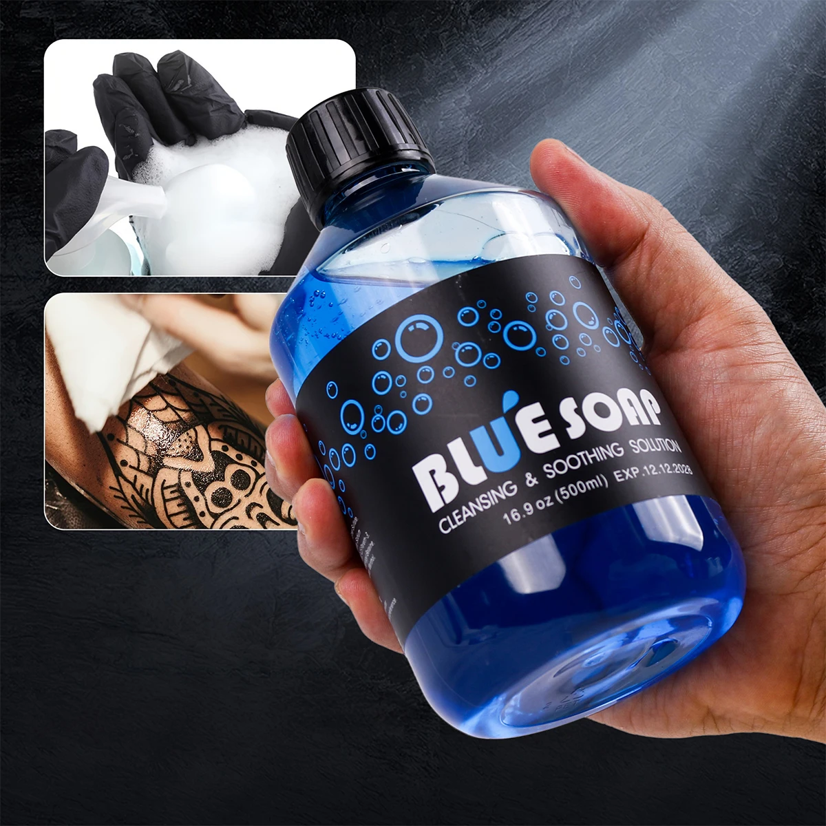 40/500ml Concentrating Tattoo Blue Soap Soothing Soap Aftercare Solution Liquid Avoiding Skin Irritation Tattoo Studio Supply
40/500ml Concentrating Tattoo Blue Soap Soothing Soap Aftercare Solution Liquid Avoiding Skin Irritation Tattoo Studio Supply