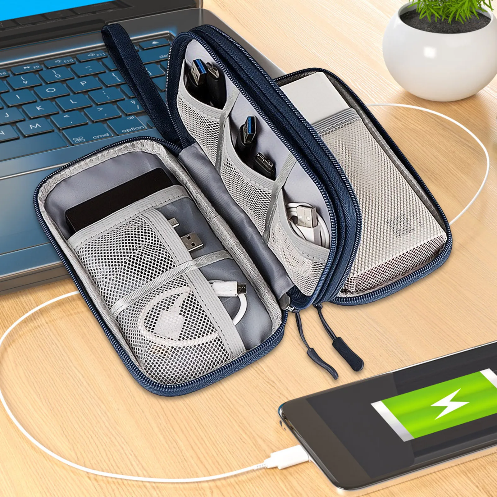 Power Bank U Disk Plug Organizer Pouch Travel Electronics Storage Bag Cable Case Flash Drive Accessories Cord Digital
Power Bank U Disk Plug Organizer Pouch Travel Electronics Storage Bag Cable Case Flash Drive Accessories Cord Digital
