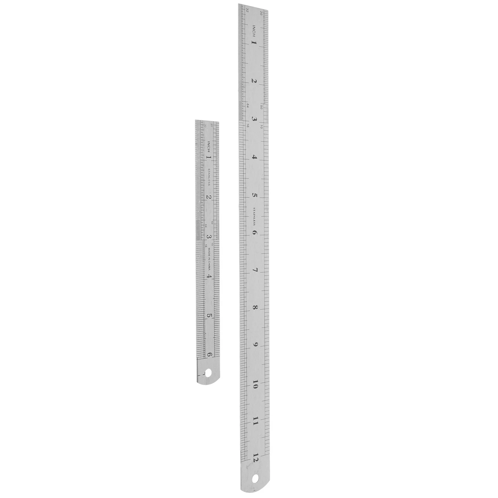 2pcs Double-Sided Scale Steel Ruler 30Cm Precision Measuring Tool For Drafting Math Engineering Architecture Student Stationery
2pcs Double-Sided Scale Steel Ruler 30Cm Precision Measuring Tool For Drafting Math Engineering Architecture Student Stationery