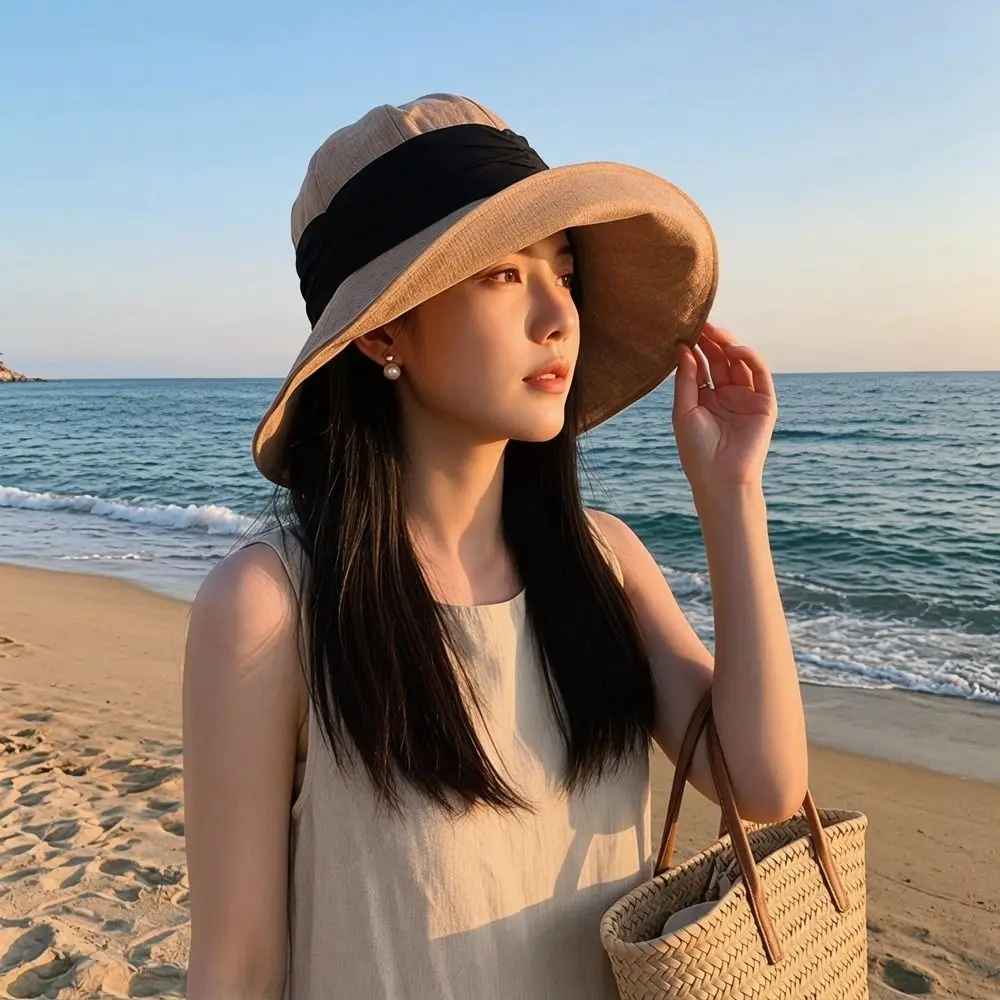 Solid Color Cotton Linen Fisherman Hat Wide Brim Cotton Linen Sunshade Hat Sun Protection Breathable Sunscreen Visor Cap Ladies
Solid Color Cotton Linen Fisherman Hat Wide Brim Cotton Linen Sunshade Hat Sun Protection Breathable Sunscreen Visor Cap Ladies