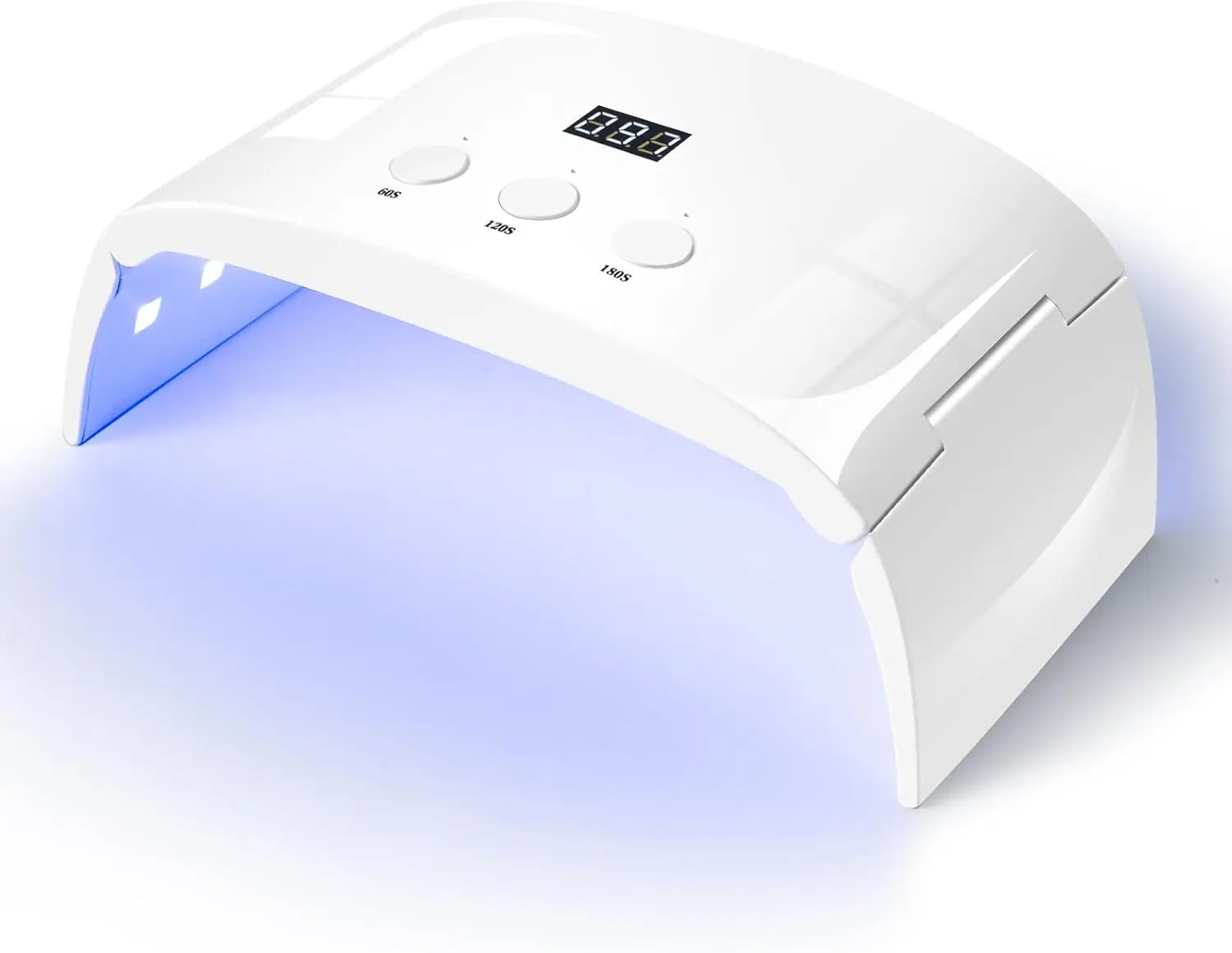 Led UV Nail Lamp, Spacious Foldable Design with 3 Timers & LCD Display for Gel Nails, White Pro Model
Led UV Nail Lamp, Spacious Foldable Design with 3 Timers & LCD Display for Gel Nails, White Pro Model