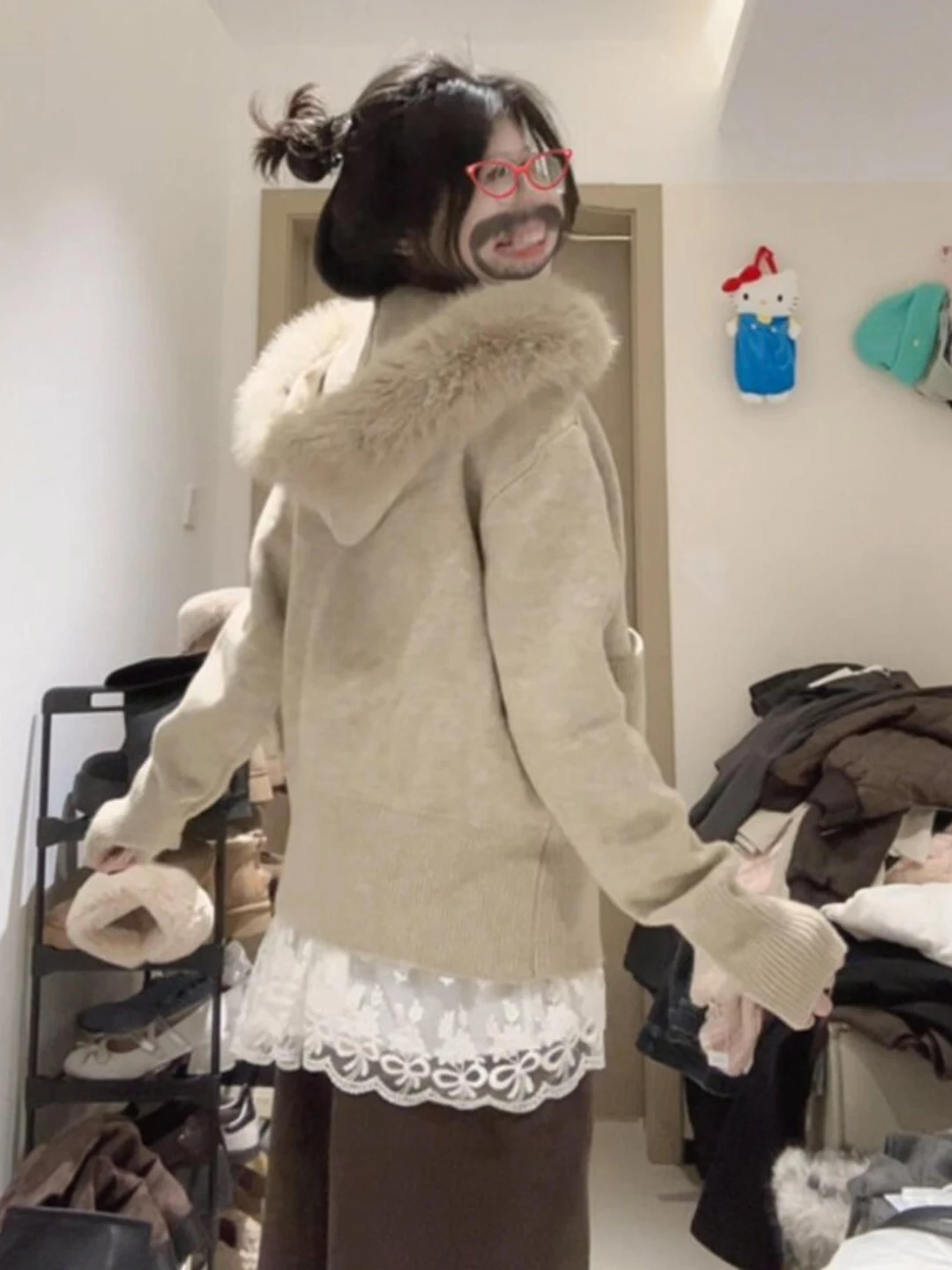 Laid-ba Sle Hooded Knitwear Long Sve Soft Faionable Spring 2026 Women's Loose Fit Korean Sle Casual Wear
Laid-ba Sle Hooded Knitwear Long Sve Soft Faionable Spring 2026 Women's Loose Fit Korean Sle Casual Wear