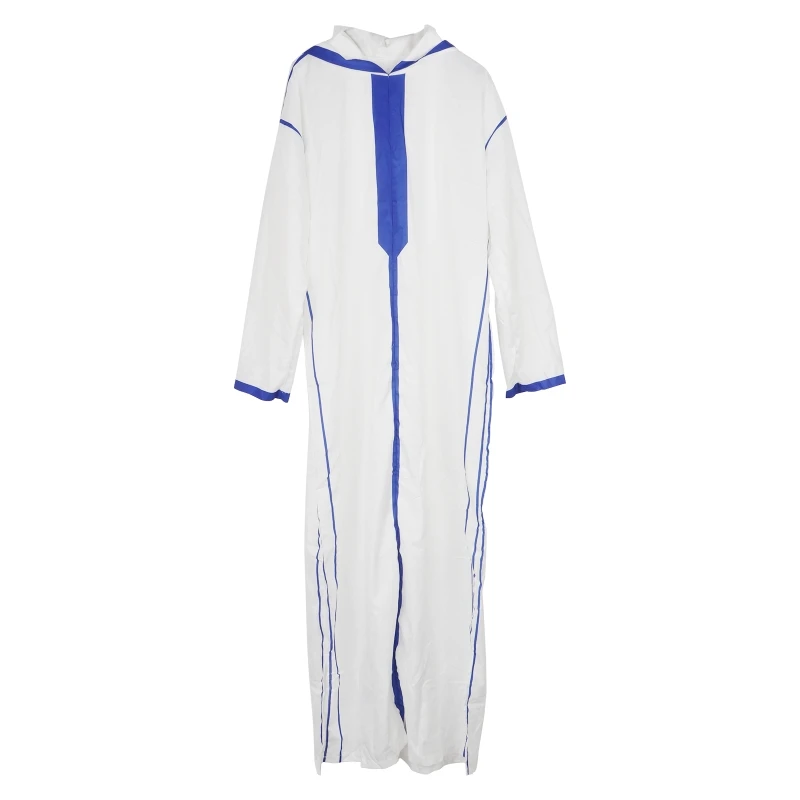 Ramadan Muslim Dress Abayas Dubai Casual Kaftan Robe Islamic Costumes with Long Sleeve Turn-Down Collar Gifts for Mens
Ramadan Muslim Dress Abayas Dubai Casual Kaftan Robe Islamic Costumes with Long Sleeve Turn-Down Collar Gifts for Mens