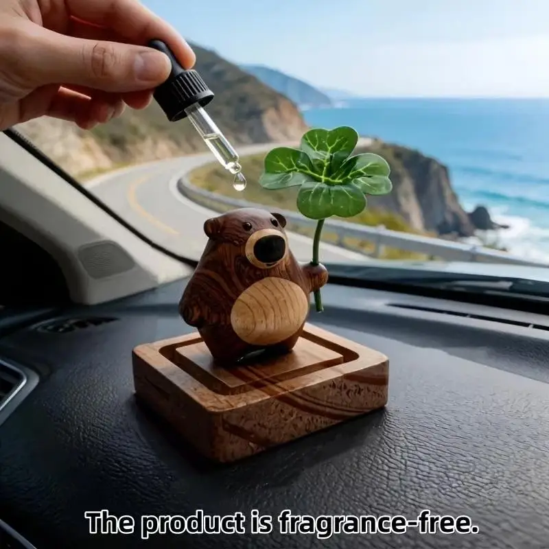 Four-Leaf Clover 3D Bear Diffuser Wood Car Interior Aromatherapy Ornament Essential Oil Diffuser Home Decor "No Scent Source"
Four-Leaf Clover 3D Bear Diffuser Wood Car Interior Aromatherapy Ornament Essential Oil Diffuser Home Decor "No Scent Source"