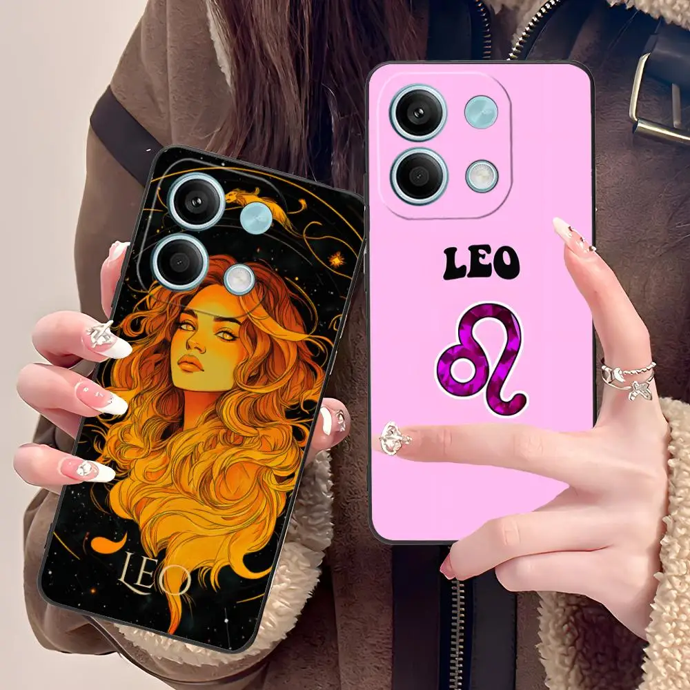 Чехол для мобильного телефона со знаком зодиака Льва для POCO F6 F5 F4 F3 F2 Pro GT C40, защитный чехол с цветным принтом, красивые роскошные мобильные телефоны
Чехол для мобильного телефона со знаком зодиака Льва для POCO F6 F5 F4 F3 F2 Pro GT C40, защитный чехол с цветным принтом, красивые роскошные мобильные телефоны