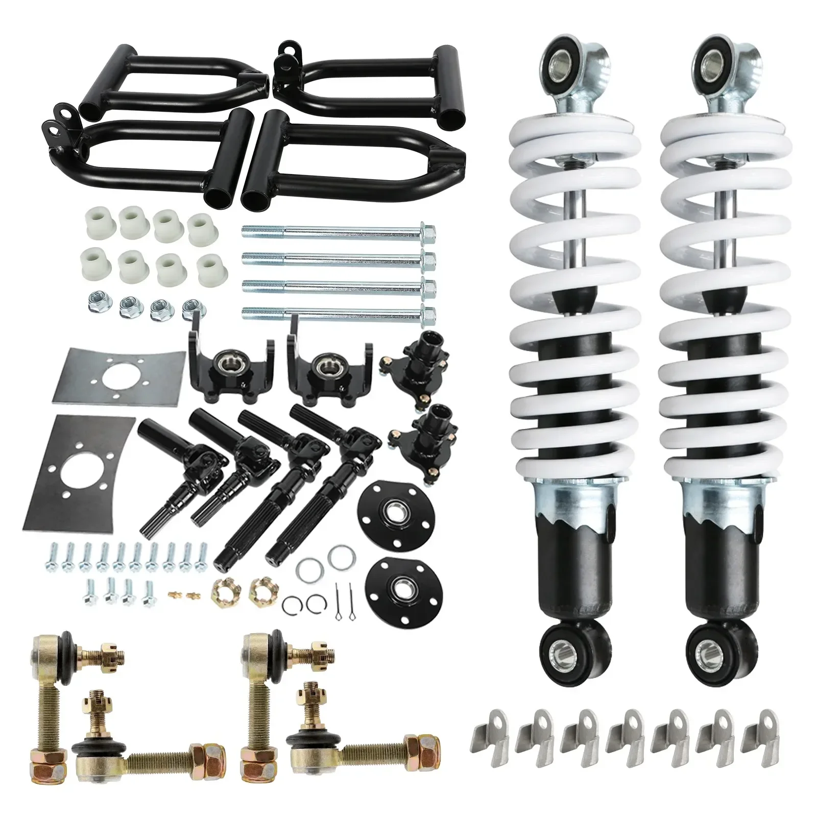 Front Drive Shaft Axle Swing arm Tie rod Shock Bracket & 9.8" 250mm Rear Shock Absorber Suspension For ATV Quad Go Kart Buggy
Front Drive Shaft Axle Swing arm Tie rod Shock Bracket & 9.8" 250mm Rear Shock Absorber Suspension For ATV Quad Go Kart Buggy