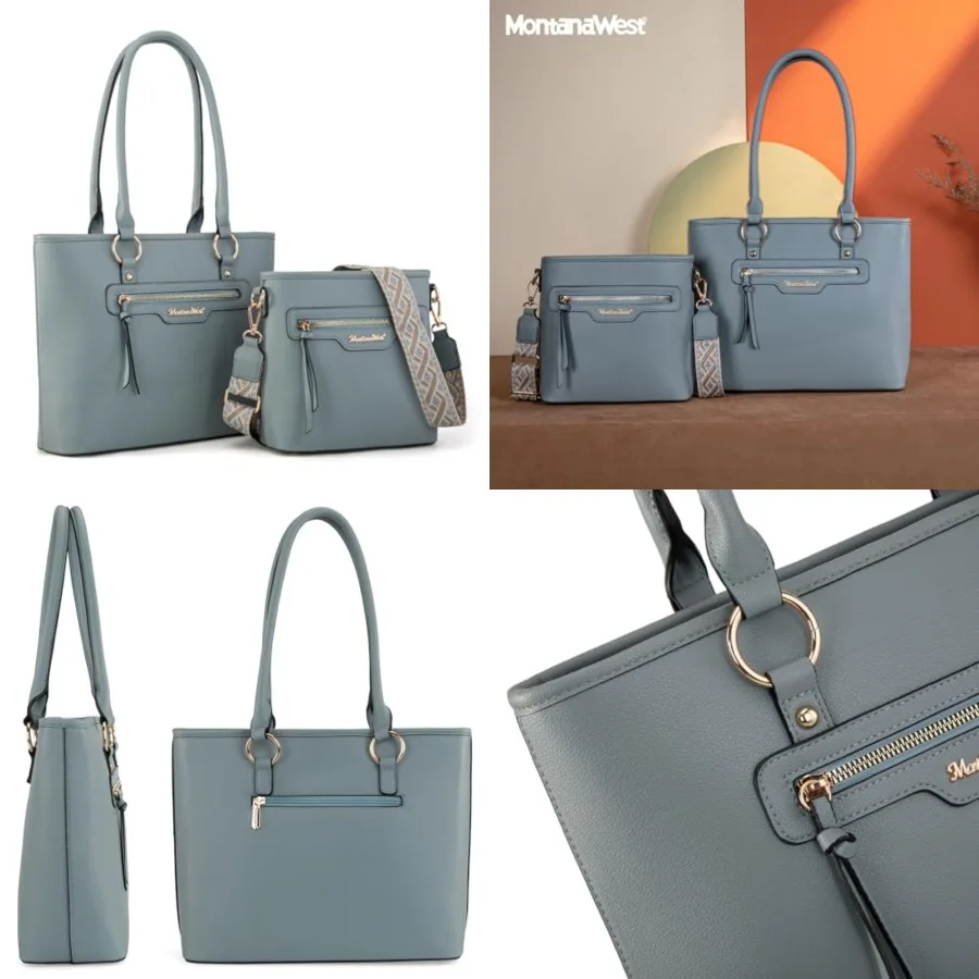 Montana West 2Pcs Handbags Sets for Women Large Tote Bags Cute Crossbody Purses
Montana West 2Pcs Handbags Sets for Women Large Tote Bags Cute Crossbody Purses