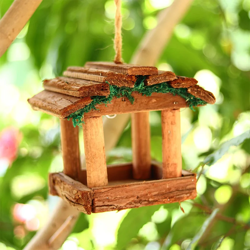 Fir wooden pet bird feeder design hanging bird feeders for wild birds garden window bird feeder small aviary hummingbird habitat
Fir wooden pet bird feeder design hanging bird feeders for wild birds garden window bird feeder small aviary hummingbird habitat
