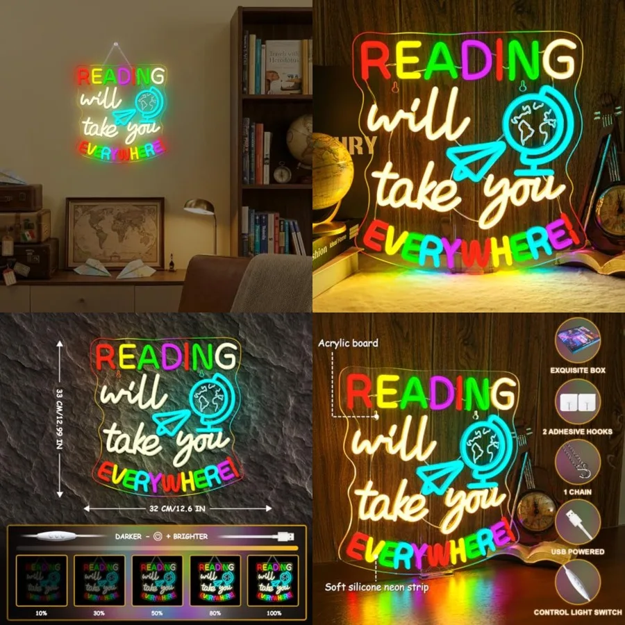 Study Neon Signs Neon Sign Classroom Wall Decor Light Up Corner Bedroom LED Learn Lights for Teens Room Books Lover Gifts for T
Study Neon Signs Neon Sign Classroom Wall Decor Light Up Corner Bedroom LED Learn Lights for Teens Room Books Lover Gifts for T