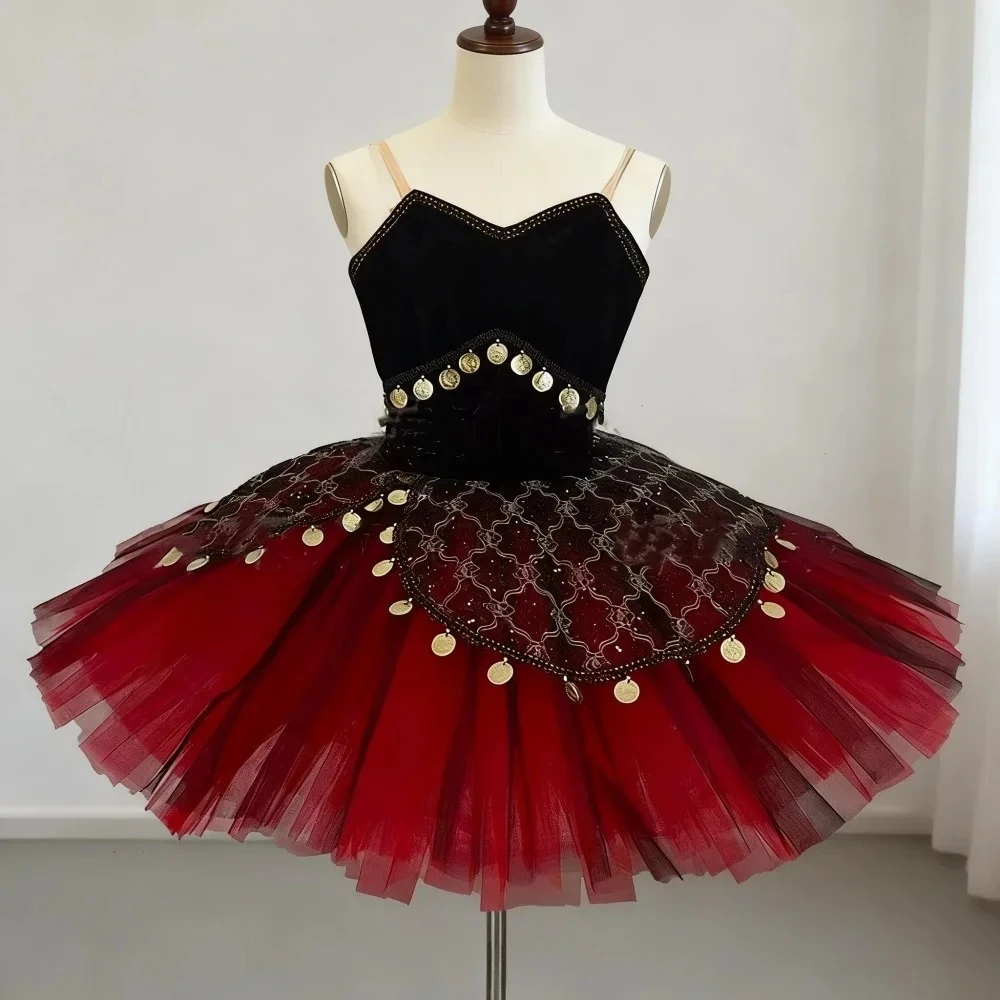 New Red Ballerina Dress Girls Ballet Skirt Long Dance Dress For Children Women Performance Costumes Girls Sling Belly Dance
New Red Ballerina Dress Girls Ballet Skirt Long Dance Dress For Children Women Performance Costumes Girls Sling Belly Dance