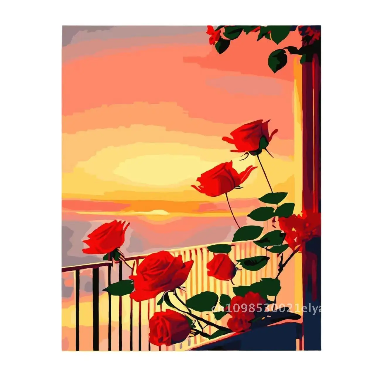 Flowers High Color Value Digital Oil Painting diy Color Filling Handmade Color Curing Decompression Handmade Birthday Gift Decor
Flowers High Color Value Digital Oil Painting diy Color Filling Handmade Color Curing Decompression Handmade Birthday Gift Decor