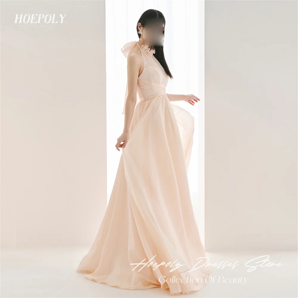 Hoepoly Long Formal High Neck Sleeveless Pleat A Line Evening Dress For Woman Floor Length Elegant Classy Prom Gown 프롬드레스
Hoepoly Long Formal High Neck Sleeveless Pleat A Line Evening Dress For Woman Floor Length Elegant Classy Prom Gown 프롬드레스