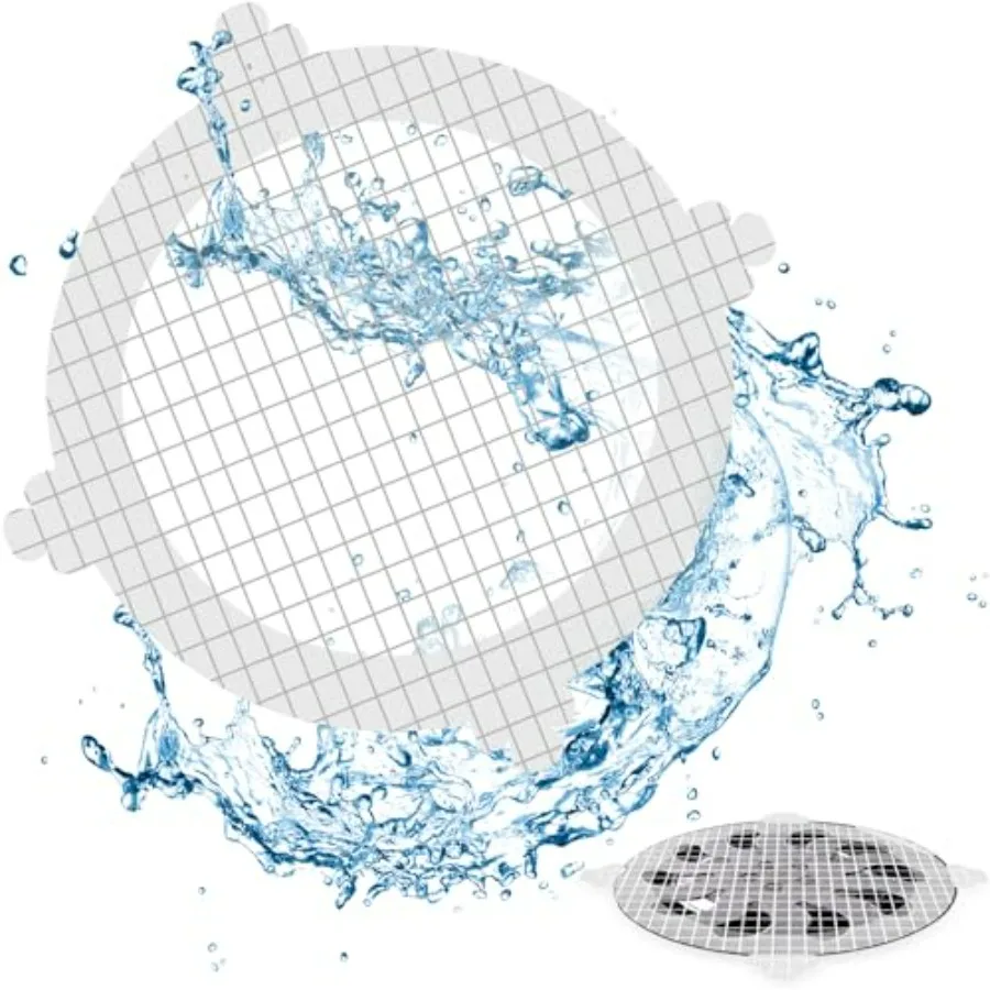 Pack Disposable Shower Drain Cover Hair Catcher Shower Drain Mesh Stickers, Bathroom, Bathtub, Kitchen, Sink, for Human and pet
Pack Disposable Shower Drain Cover Hair Catcher Shower Drain Mesh Stickers, Bathroom, Bathtub, Kitchen, Sink, for Human and pet