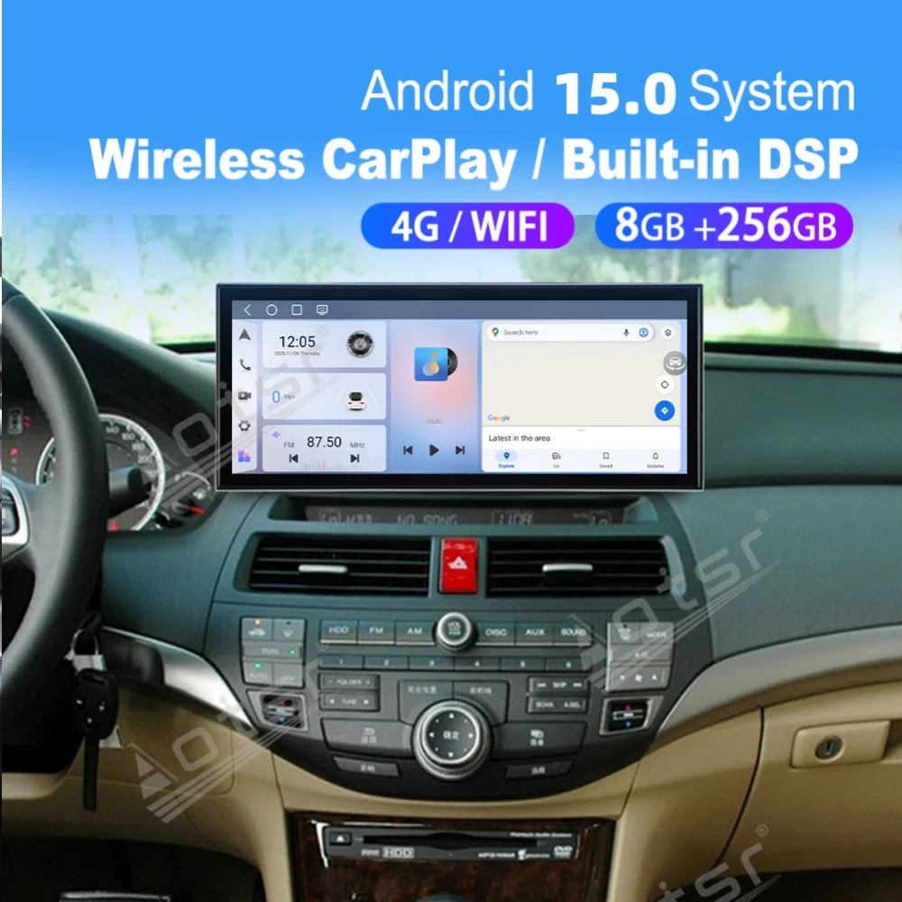 15.8” Android Screen Qualcomm Carplay Car Radio For Honda Accord 7th 2003~2008 Car Autoradio Multimedia Player GPS Head Unit
15.8” Android Screen Qualcomm Carplay Car Radio For Honda Accord 7th 2003~2008 Car Autoradio Multimedia Player GPS Head Unit