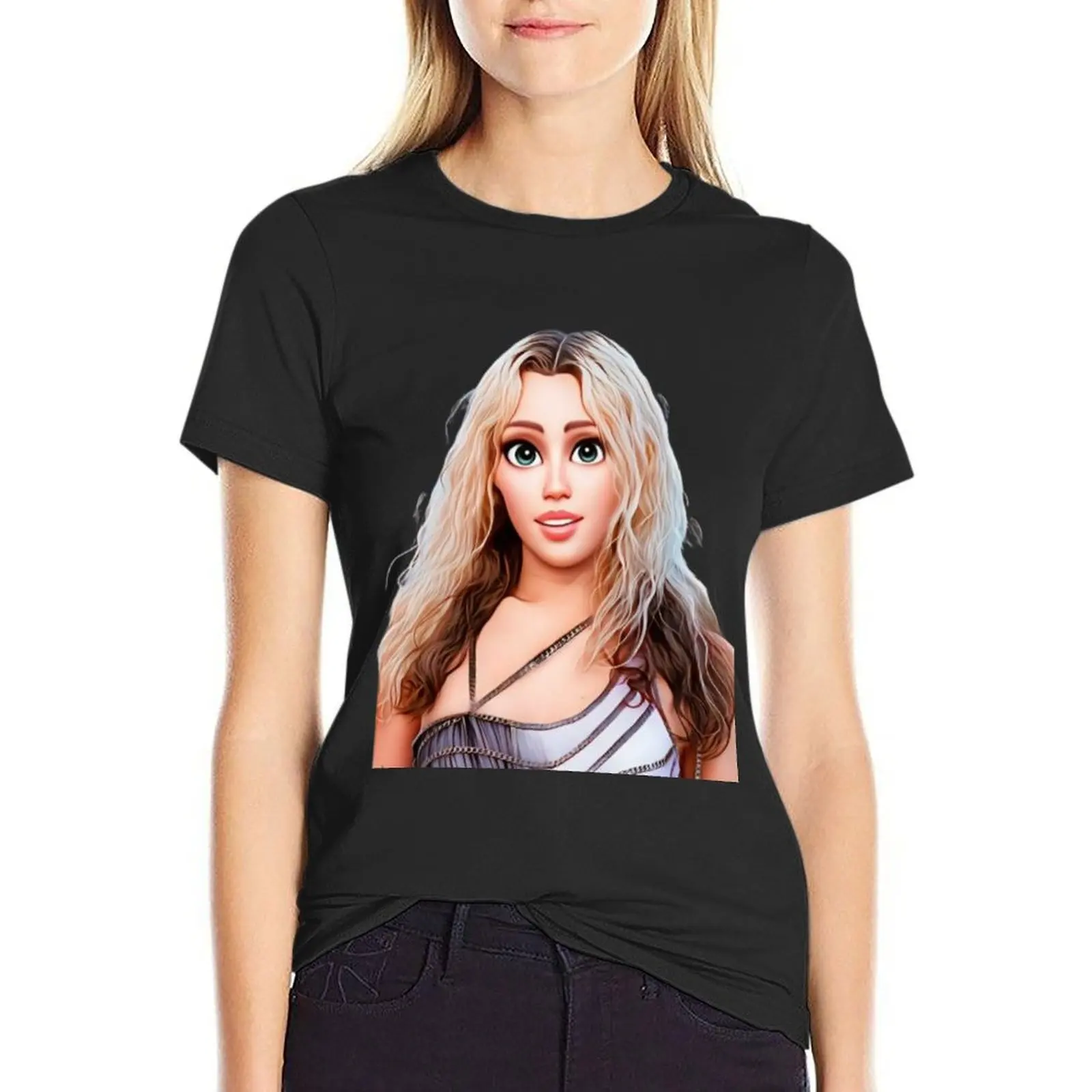Miley Cyrus Cartoon T-Shirt kawaii clothes customizeds oversized Aesthetic clothing cotton t shirts Women
Miley Cyrus Cartoon T-Shirt kawaii clothes customizeds oversized Aesthetic clothing cotton t shirts Women