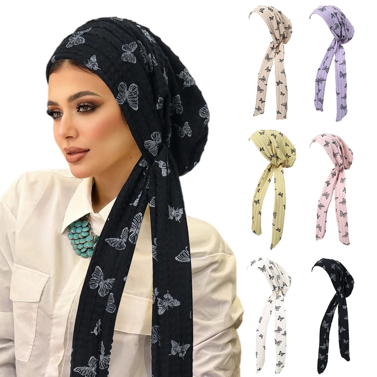 2026 New Print Muslim Women Hijab Soft Turban Hat Headbands Pre-Tied Head Scarf Ladiess Chemo Cap Inner Hijabs Hair Accessories
2026 New Print Muslim Women Hijab Soft Turban Hat Headbands Pre-Tied Head Scarf Ladiess Chemo Cap Inner Hijabs Hair Accessories