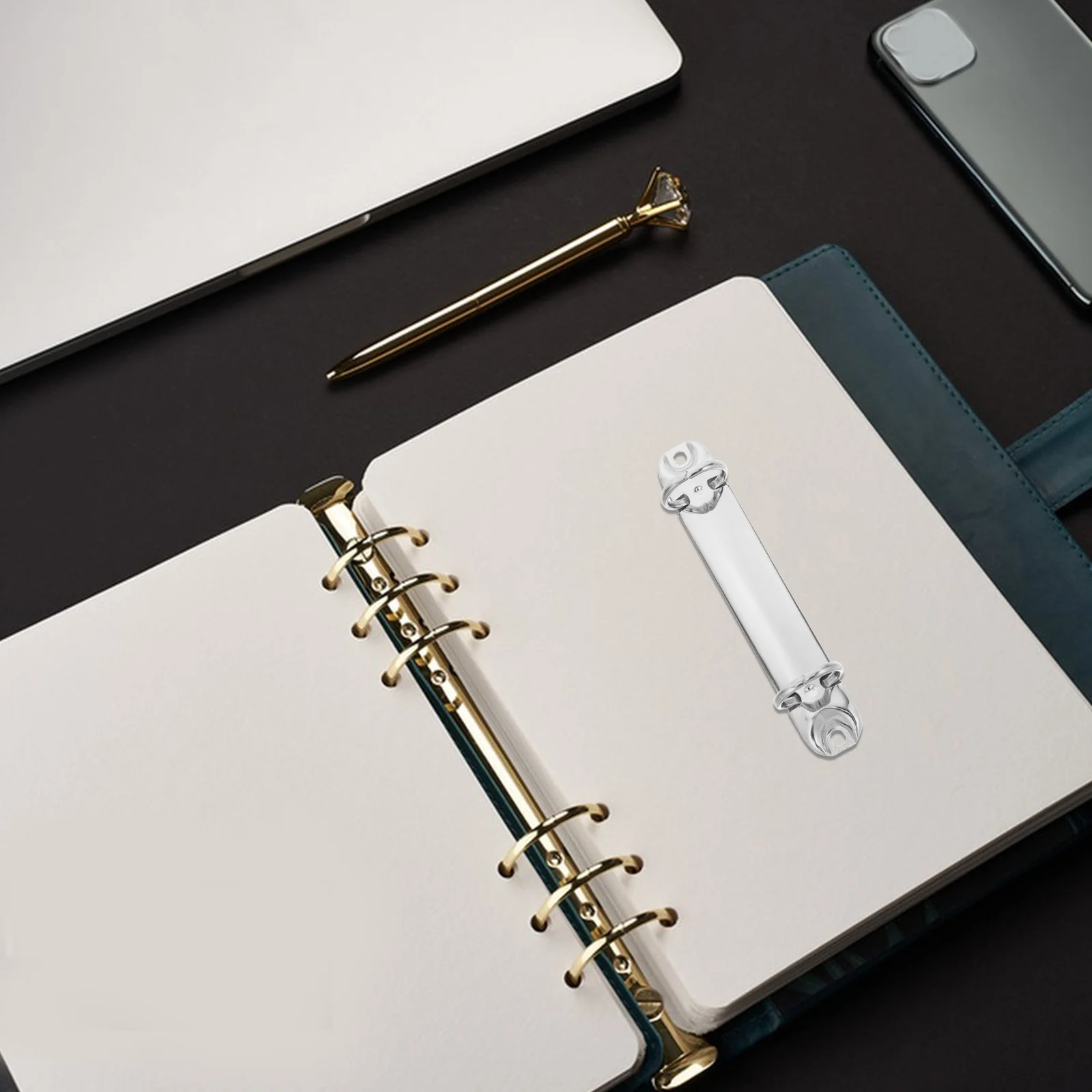DIY Binder Mechanism Silver Metal Rings Sturdy Two Ring Construction Ideal for Binding Documents Loose Leaf Papers 
DIY Binder Mechanism Silver Metal Rings Sturdy Two Ring Construction Ideal for Binding Documents Loose Leaf Papers