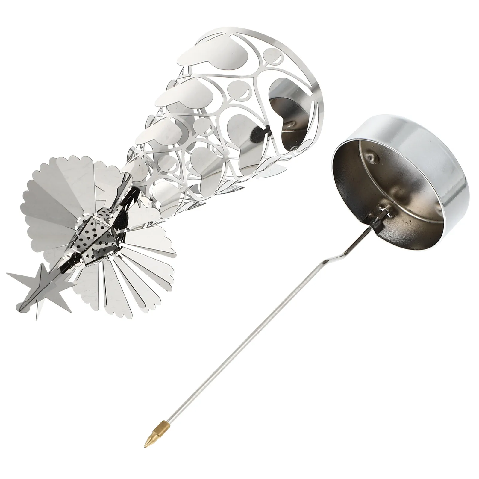 1Pcs Xmas Tree Shape Holder Iron Christmas Candlestick Rotatable Party Decor Silver Table Ornament Xmas Theme Candlestick
1Pcs Xmas Tree Shape Holder Iron Christmas Candlestick Rotatable Party Decor Silver Table Ornament Xmas Theme Candlestick