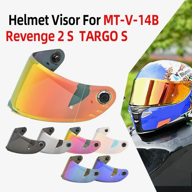 Helmet Visor For MT-V-14B Revenge 2 S Targo S Full Face Helmet Lens Motorcycle Accessories Capacete Casco Moto MT-V-14B-Adapted
Helmet Visor For MT-V-14B Revenge 2 S Targo S Full Face Helmet Lens Motorcycle Accessories Capacete Casco Moto MT-V-14B-Adapted