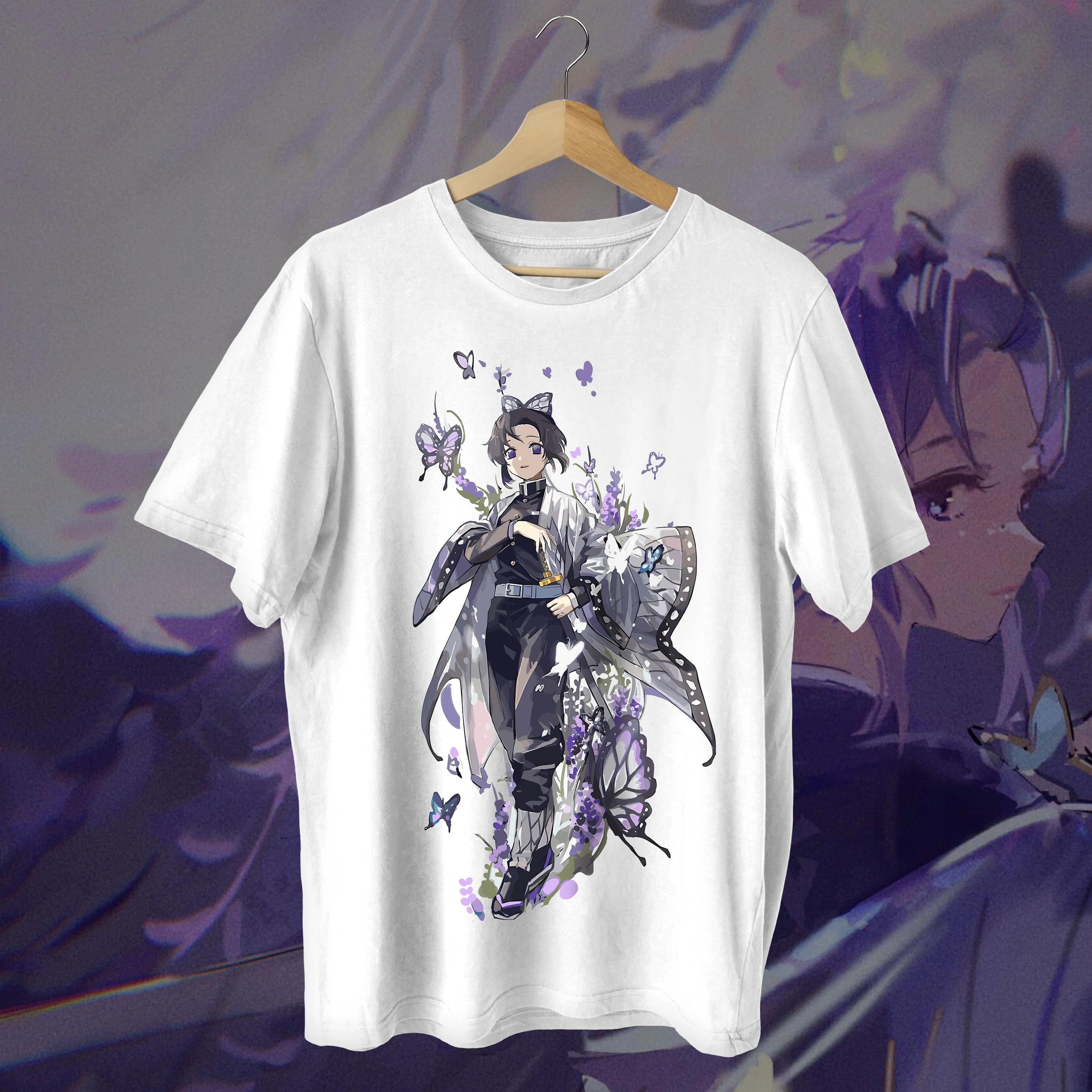 Art Demon Slayer Insect Hashira Shinobu2 Anime T-Shirt 100% Cotton Graphic Tee Men Women Kids Summer Streetwear Top
Art Demon Slayer Insect Hashira Shinobu2 Anime T-Shirt 100% Cotton Graphic Tee Men Women Kids Summer Streetwear Top