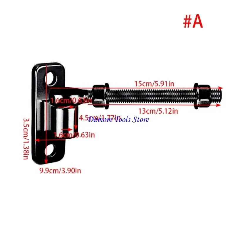 57BE Sturdy 6/8/10Inch J Shaped Door Hinges for Metal and Gate Daily Use
57BE Sturdy 6/8/10Inch J Shaped Door Hinges for Metal and Gate Daily Use