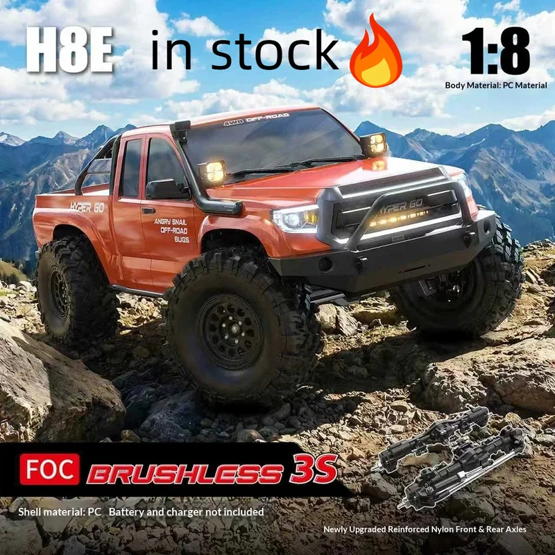 2026 New H8e Remote Control Car 1/8 Climbing Car Sensory Brushless High And Low Speed Differential Lock 4wd Climbing Car Toy
2026 New H8e Remote Control Car 1/8 Climbing Car Sensory Brushless High And Low Speed Differential Lock 4wd Climbing Car Toy