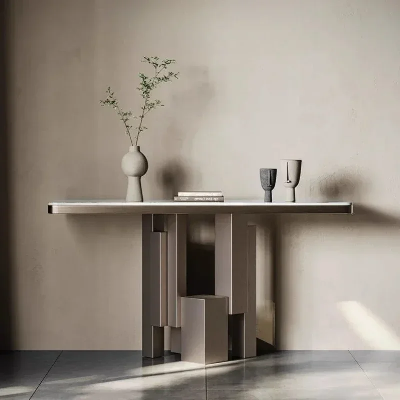 Luxury Simple Console Tables Senior Nordic High Narrow Corner Table Gothic Design Mesa De Entrada Furniture Living Room
Luxury Simple Console Tables Senior Nordic High Narrow Corner Table Gothic Design Mesa De Entrada Furniture Living Room
