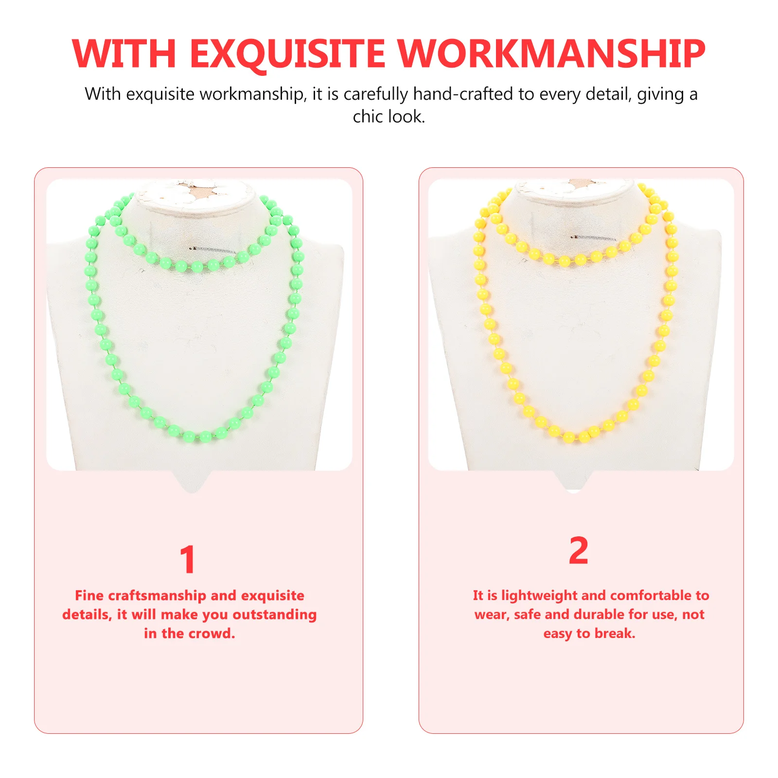 Necklace Beaded Bracelet Beads New Year for Carnival Costumes Bracelets Necklaces Women
Necklace Beaded Bracelet Beads New Year for Carnival Costumes Bracelets Necklaces Women