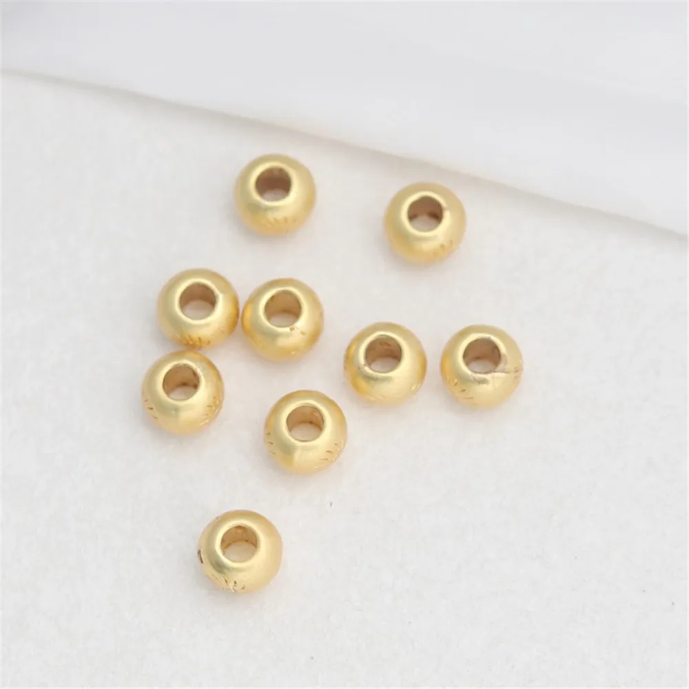 50PCS 18K Gold Sun Pattern Flat Bead Spacer Bracelet, Necklace, DIY, Jewelry Accessories
50PCS 18K Gold Sun Pattern Flat Bead Spacer Bracelet, Necklace, DIY, Jewelry Accessories