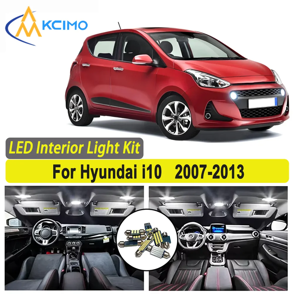 Kcimo For Hyundai i10 (2007-2013) Premium Bright LED Interior Dome Map Trunk Light Kit Car Led Lamps Canbus New Car LED Lights
Kcimo For Hyundai i10 (2007-2013) Premium Bright LED Interior Dome Map Trunk Light Kit Car Led Lamps Canbus New Car LED Lights