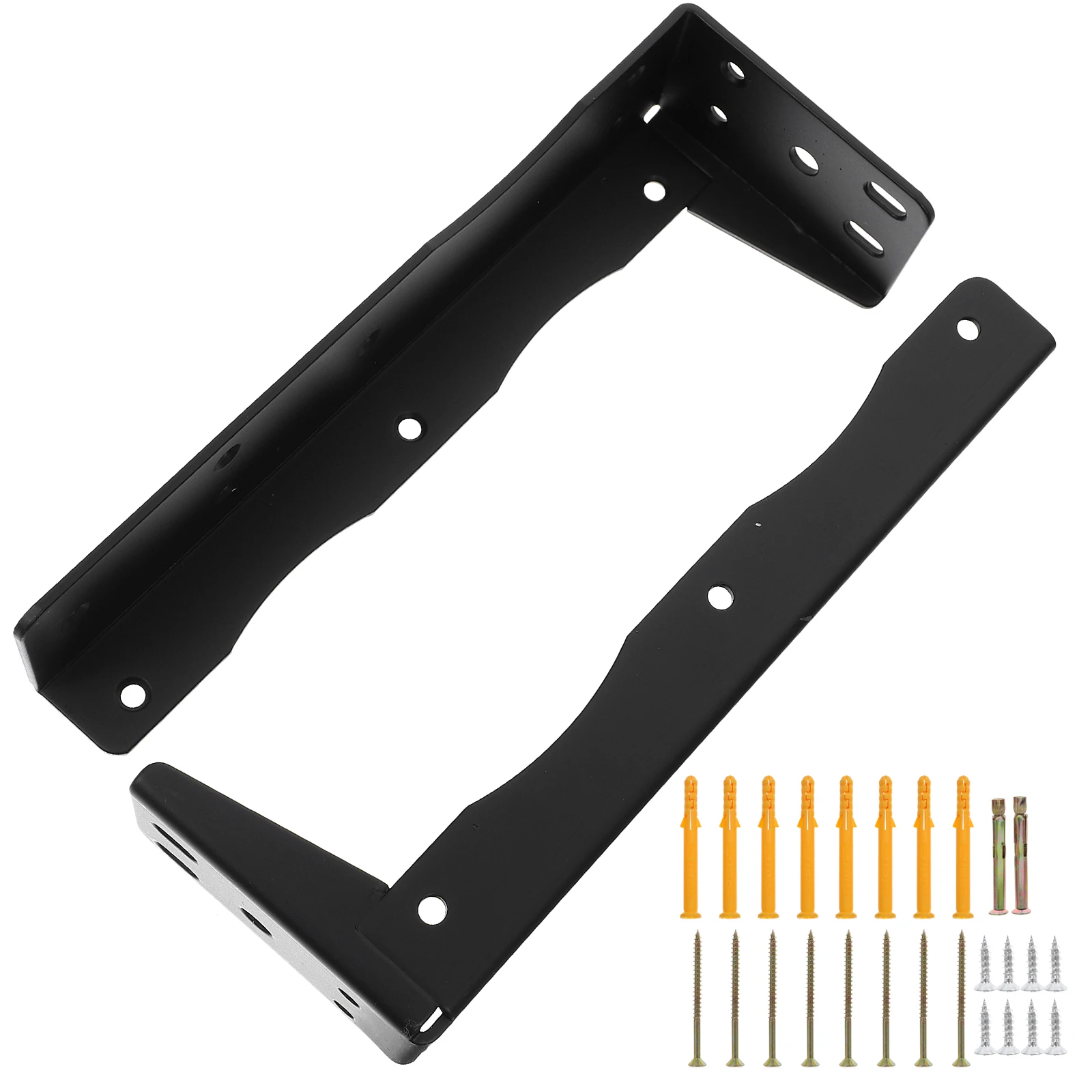 2Pcs Safe Iron Shelf Brackets Custom Floating Brackets for Workshops and Kitchens
2Pcs Safe Iron Shelf Brackets Custom Floating Brackets for Workshops and Kitchens