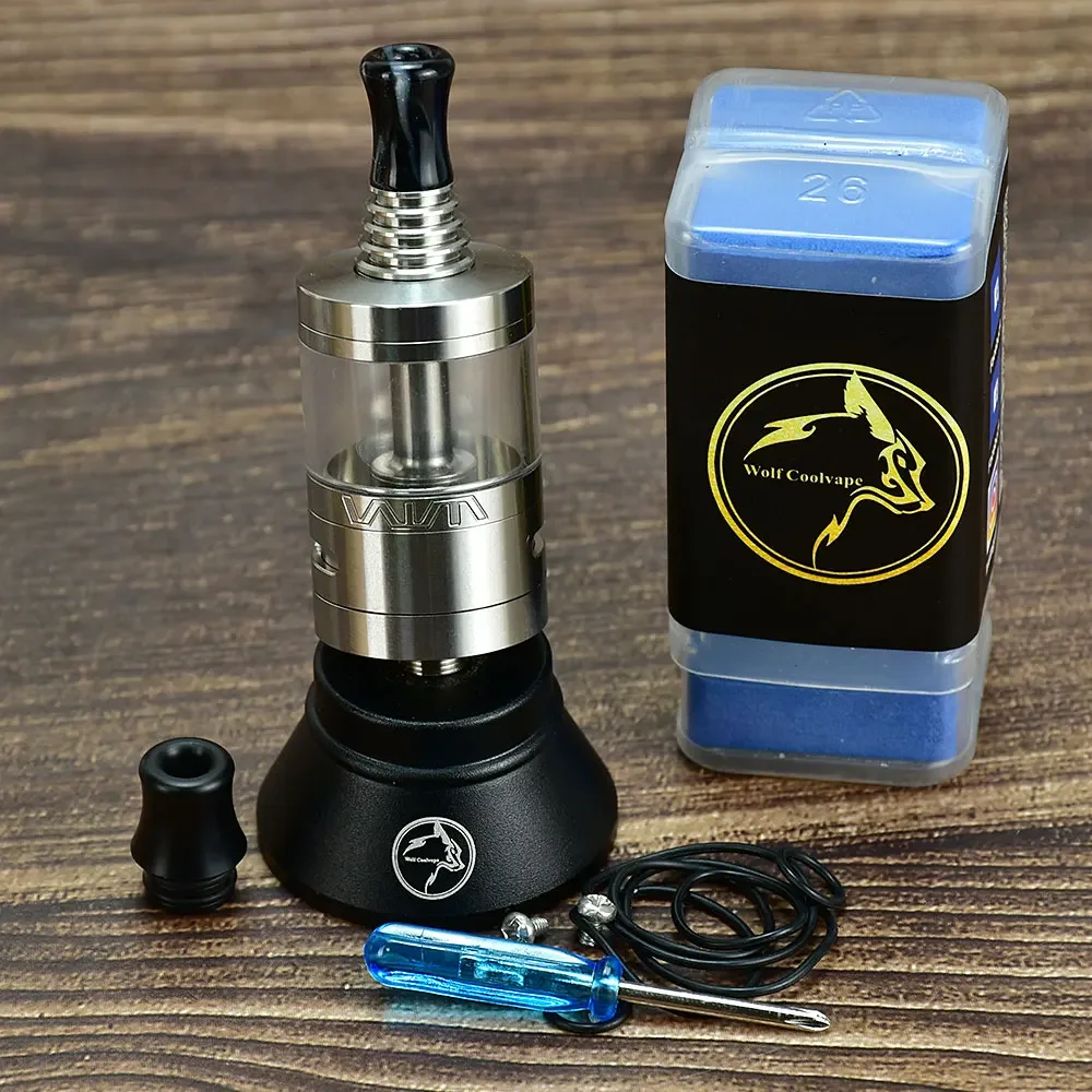 Wolfcoolvape Innova MTL RTA by VWM 22mm 5ml Vape Tank Atomizer 316SS Single Coil Rebuildable Tank for MTL Vape Experience
Wolfcoolvape Innova MTL RTA by VWM 22mm 5ml Vape Tank Atomizer 316SS Single Coil Rebuildable Tank for MTL Vape Experience