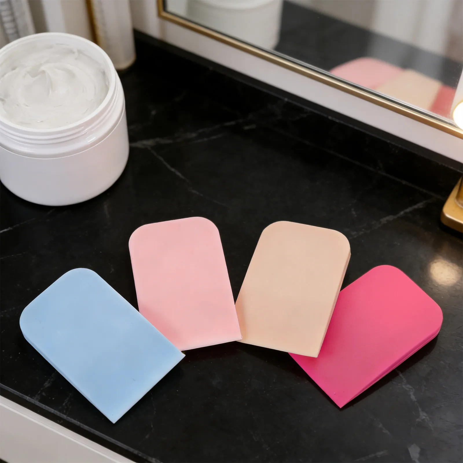 8Pcs Waterproof Silicone Beauty Brush Set Soft Facial Spatulas for Foundation Mask Application Multi-Color Silicone Makeup
8Pcs Waterproof Silicone Beauty Brush Set Soft Facial Spatulas for Foundation Mask Application Multi-Color Silicone Makeup
