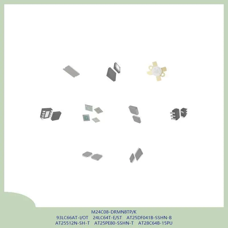 M24C08-DRMN8TP/K 93LC66AT-I/OT 24LC64T-E/ST AT25DF041B-SSHN-B AT25512N-SH-T AT25PE80-SSHN-T AT28C64B-15PU
M24C08-DRMN8TP/K 93LC66AT-I/OT 24LC64T-E/ST AT25DF041B-SSHN-B AT25512N-SH-T AT25PE80-SSHN-T AT28C64B-15PU