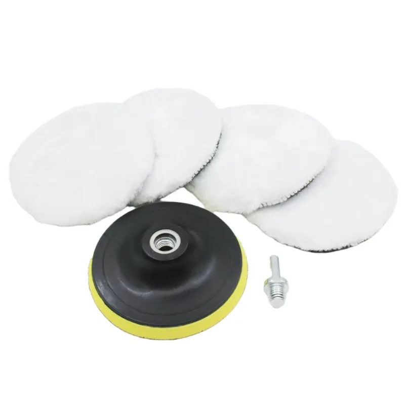 5-piece Set of Imitation Wool Polishing Discs for Car Beauty Polishing Wheels, Self-adhesive Wool Fiber Discs
5-piece Set of Imitation Wool Polishing Discs for Car Beauty Polishing Wheels, Self-adhesive Wool Fiber Discs