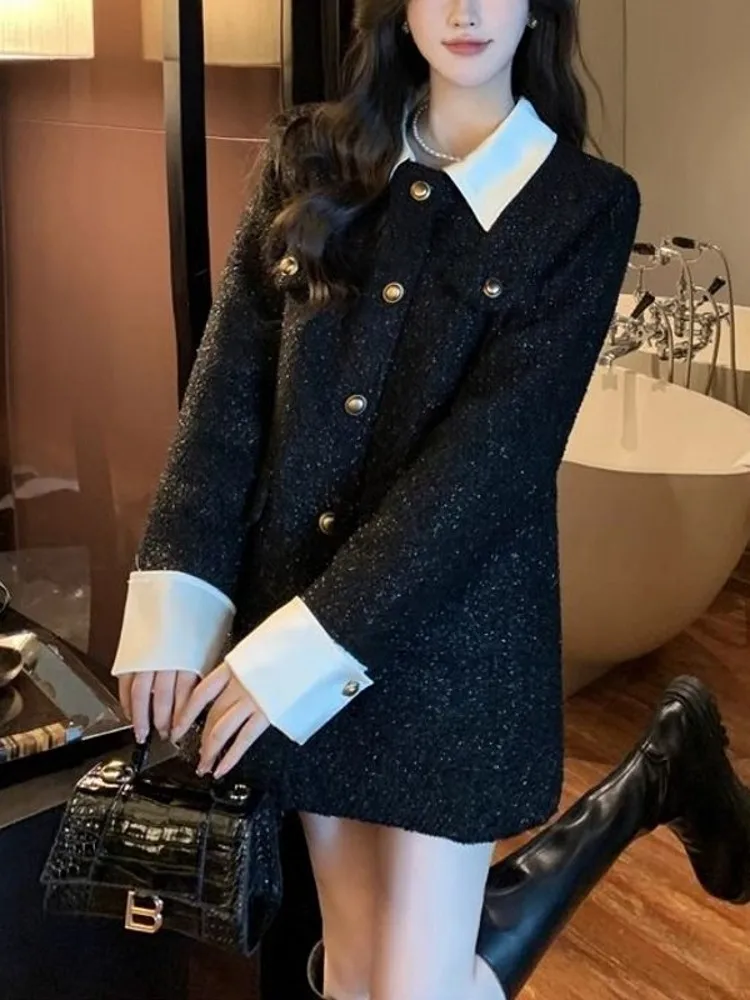 Ele Hepburn Sle Long Sve шерстяное пальто женское осенне-зимнее дизайнерское высококачественное супер красивое твидовое пальто корейское St...
Ele Hepburn Sle Long Sve шерстяное пальто женское осенне-зимнее дизайнерское высококачественное супер красивое твидовое пальто корейское St...