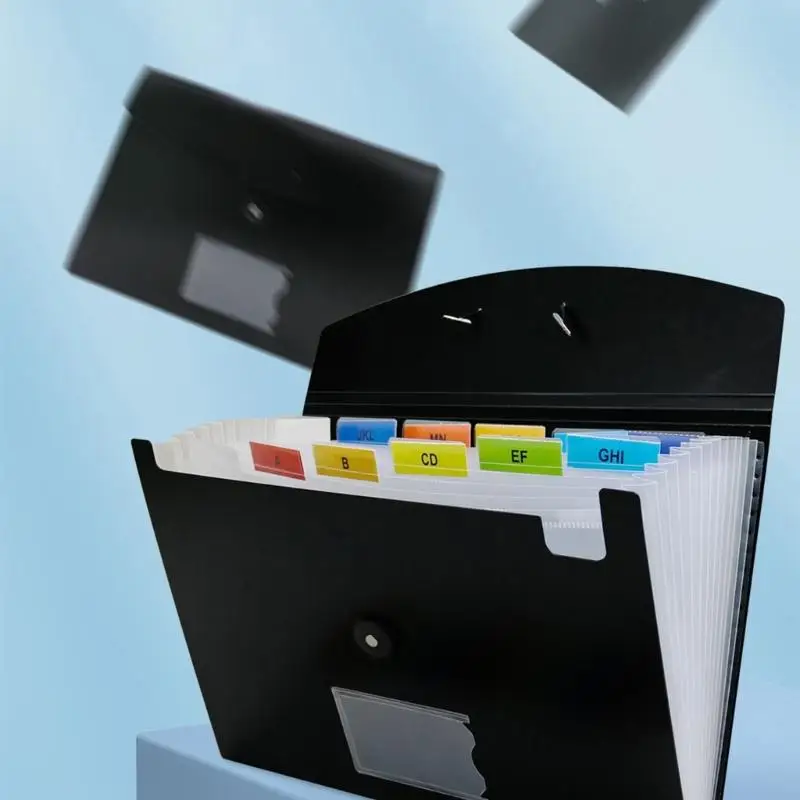 7/13 Pockets Document Folder Accordions File Storage Box File Folder for Sorting Documents Receipt Cards and Papers F19E
7/13 Pockets Document Folder Accordions File Storage Box File Folder for Sorting Documents Receipt Cards and Papers F19E