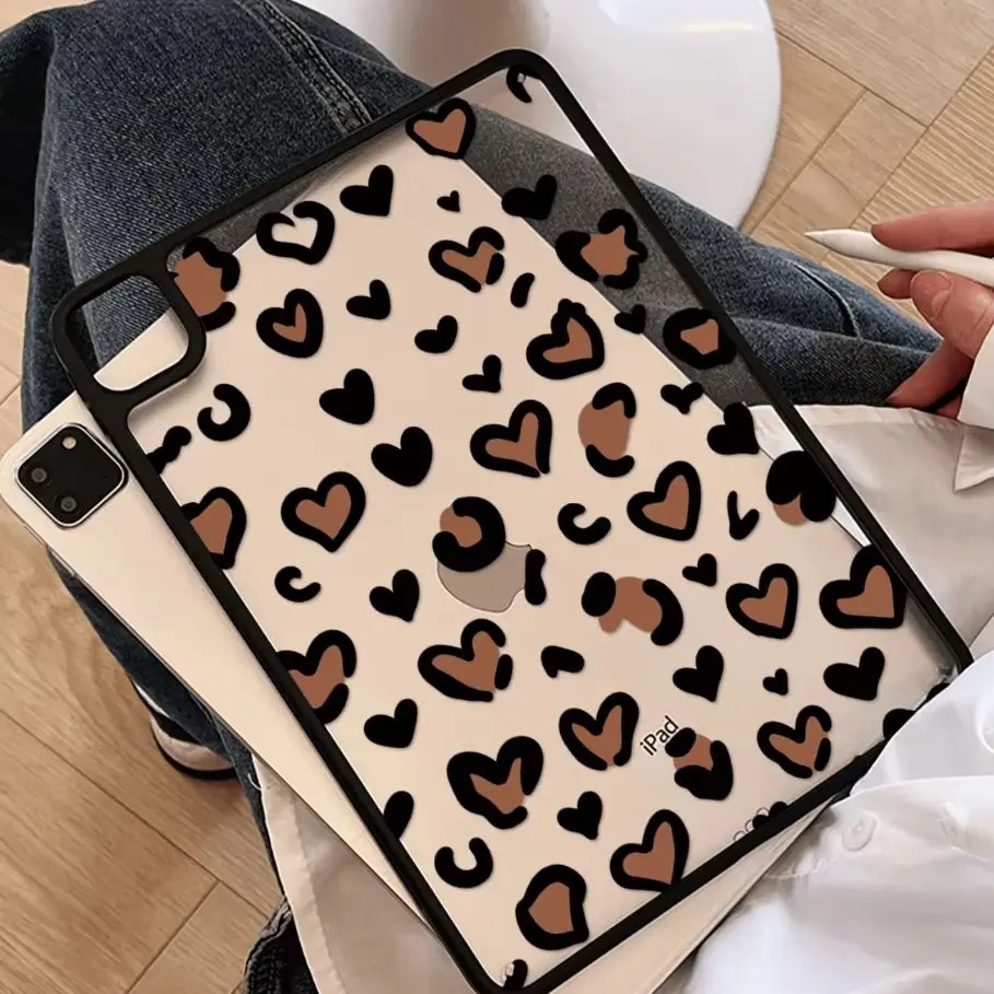 French Ins Leopard Print Y2K Transparent Cover For iPad Pro 13 11th M5 M4 12.9 A16 10 8 7 9th 10th Air 11 M2 M3 Mini Tablet Case
French Ins Leopard Print Y2K Transparent Cover For iPad Pro 13 11th M5 M4 12.9 A16 10 8 7 9th 10th Air 11 M2 M3 Mini Tablet Case