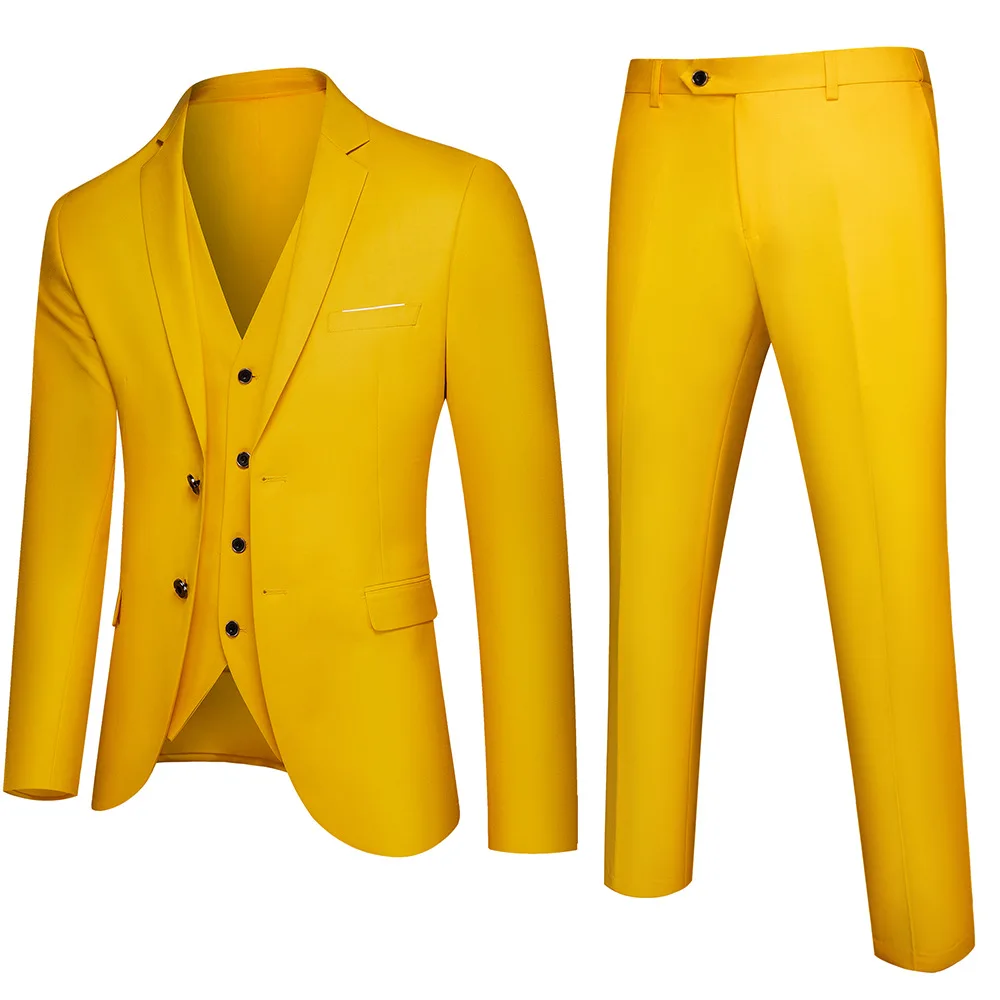 Foreign Trade Double Button Suit for Men, Korean Version for Wedding Groom, Business and Leisure Suit for Men
Foreign Trade Double Button Suit for Men, Korean Version for Wedding Groom, Business and Leisure Suit for Men