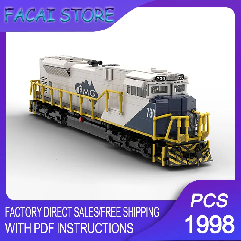 Train Moc Building Bricks Modular Spirit of Union Pacific SD70ACe Model Technology Blocks Christmas DIY Toy Construction Gifts
Train Moc Building Bricks Modular Spirit of Union Pacific SD70ACe Model Technology Blocks Christmas DIY Toy Construction Gifts