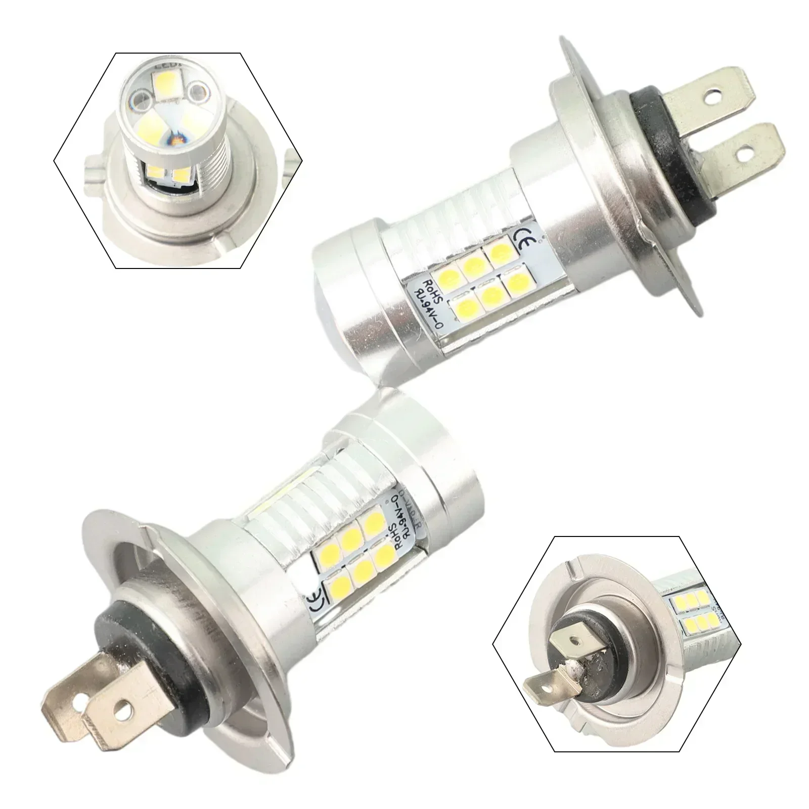 Headlight Bulb Kit H7 LED Bulbs Kit Car Auto Waterproof H7 Super Bright 6000K 2 Pieces Brand New Heat-resistant
Headlight Bulb Kit H7 LED Bulbs Kit Car Auto Waterproof H7 Super Bright 6000K 2 Pieces Brand New Heat-resistant