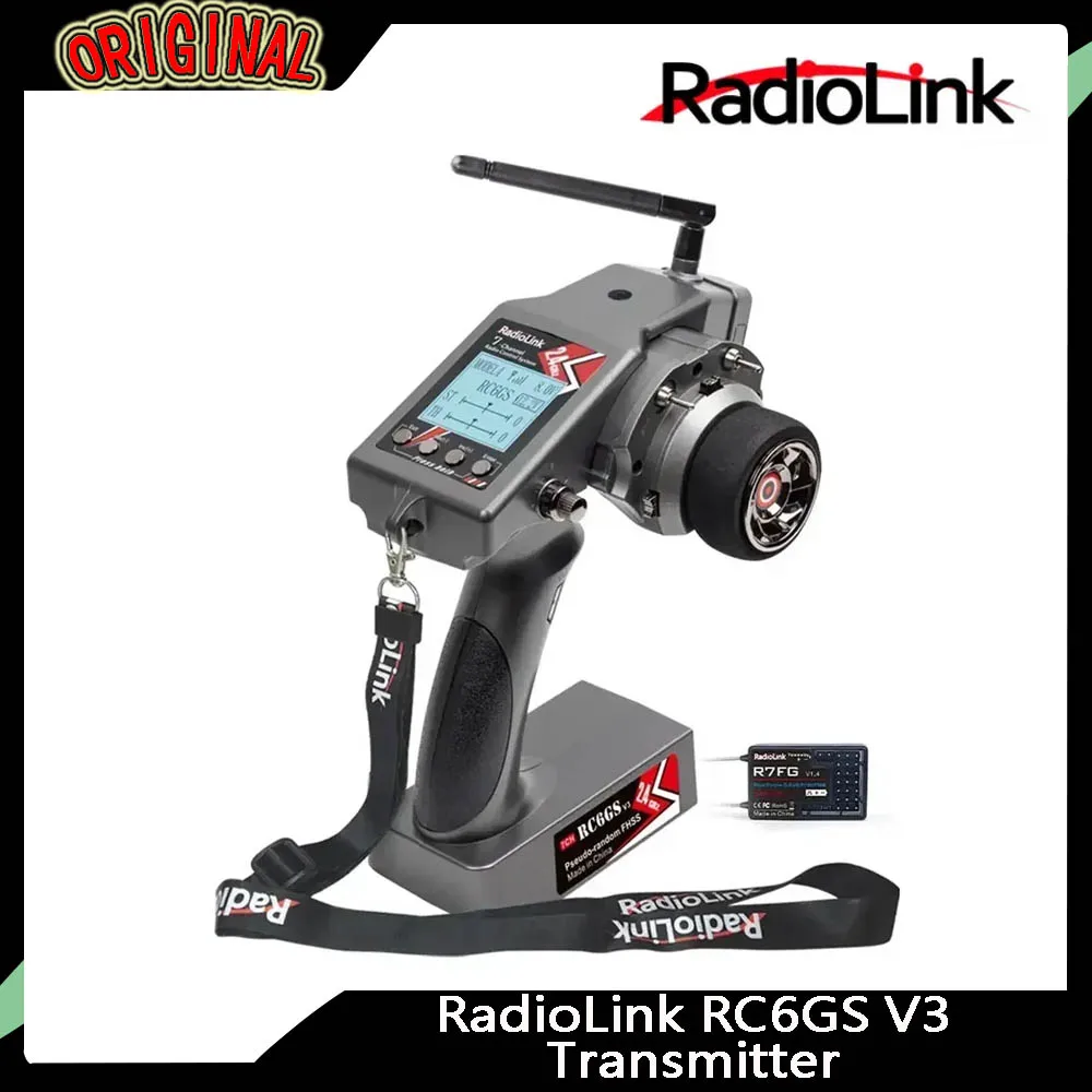 Radiolink RC6GS V3 2.4G 7CH Радиопередатчик с гироскопическим приемником R7FG - Телеметрия для радиоуправляемых автомобилей Лодки Пульт дистанционного управления
Radiolink RC6GS V3 2.4G 7CH Радиопередатчик с гироскопическим приемником R7FG - Телеметрия для радиоуправляемых автомобилей Лодки Пульт дистанционного управления
