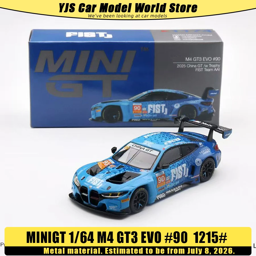 Предзаказ: Коллекционная модель MINIGT 1:64 M4 GT3 EVO # 90 GT 1215 # Металлическая модель спортивного автомобиля, статическая коллекционная фигурка для декора.
Предзаказ: Коллекционная модель MINIGT 1:64 M4 GT3 EVO # 90 GT 1215 # Металлическая модель спортивного автомобиля, статическая коллекционная фигурка для декора.