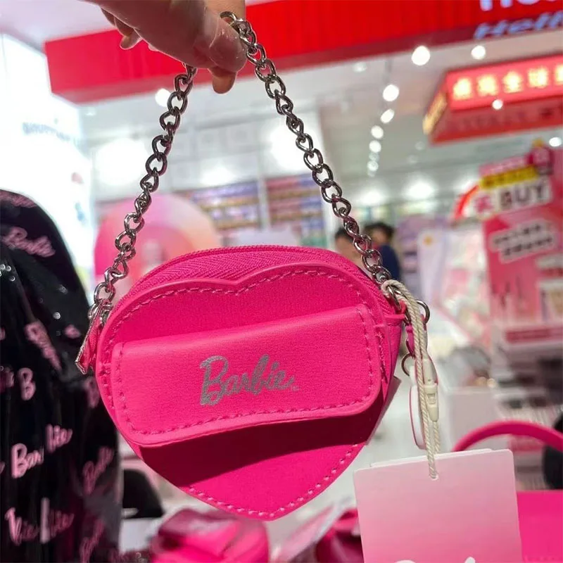 Kawaii Barbie Mini Love Small Bag Anime Cartoon Cute Earphone Storage Bag Coin Purse Handbag Diagonal Cross Bag Girl Gift Toys
Kawaii Barbie Mini Love Small Bag Anime Cartoon Cute Earphone Storage Bag Coin Purse Handbag Diagonal Cross Bag Girl Gift Toys