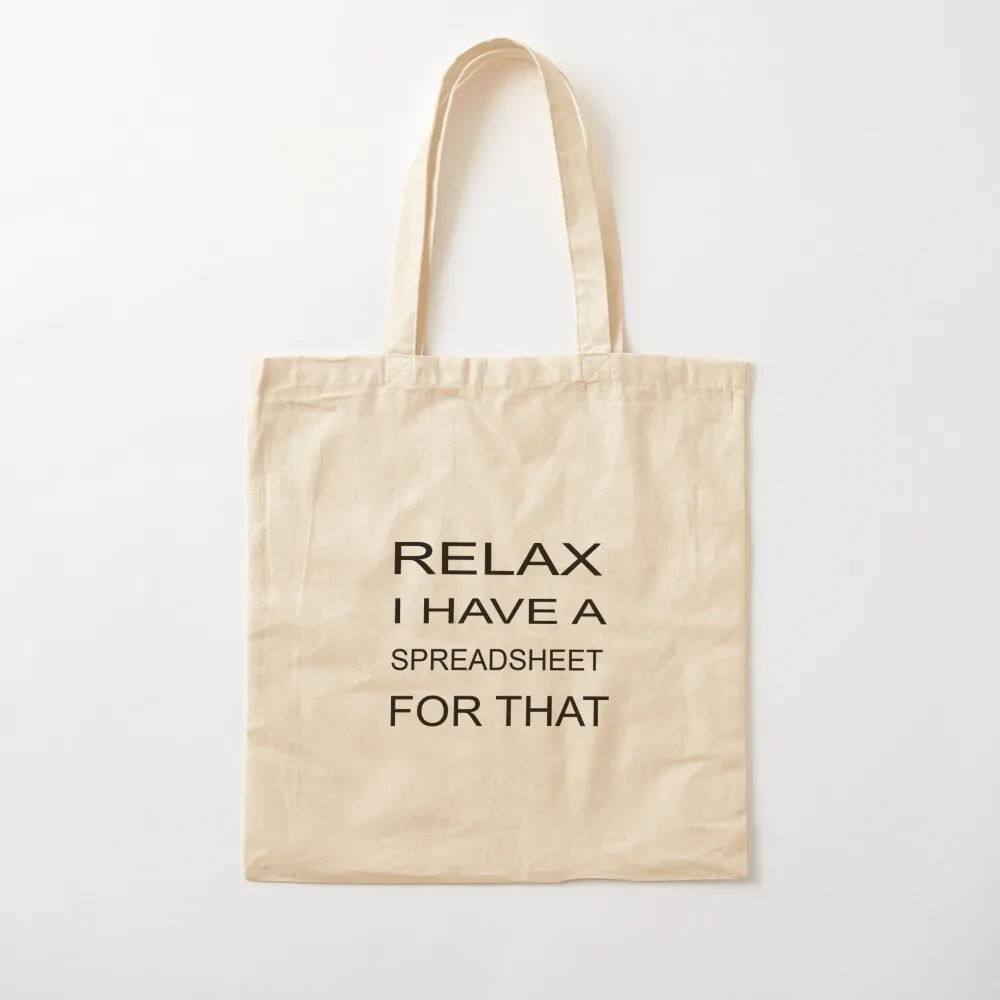 I Have a Spreadsheet For That Sticker best design. Tote Bag canvas tote Shopper Women's bags Canvas Tote Bag
I Have a Spreadsheet For That Sticker best design. Tote Bag canvas tote Shopper Women's bags Canvas Tote Bag
