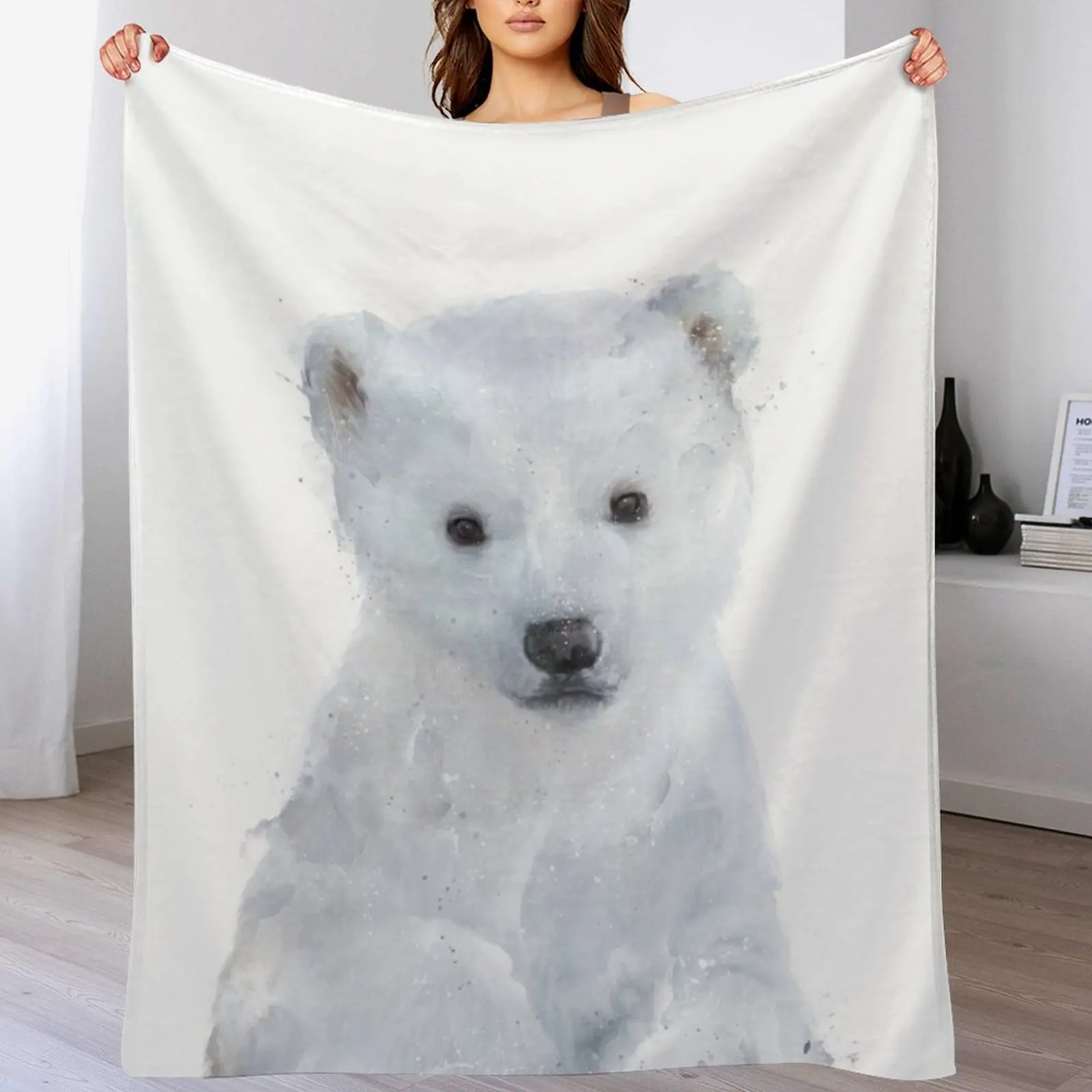 Little Polar Bear Throw Blanket Lightweight Warm Blanket for Travel Camping
Little Polar Bear Throw Blanket Lightweight Warm Blanket for Travel Camping